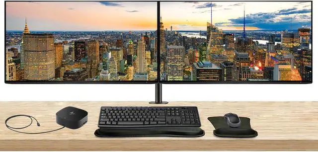 Main image of HP Z Display Z32k G3 32 inch 4K Ultra HD 3840 x 2160 LED-Backlit LCD IPS Monitor, 2-Pack Bundle with HDMI, USB Hub, DisplayPort, Stand, MK270 Wireless Keyboard and Mouse, Gel Wrist Pad, and USB-C Dock