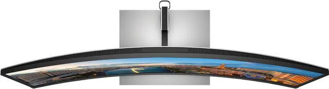 Alt view image 3 of 7 - HP Z Display Z34c G3 34 inch Curved 2K WQHD 3440 x 1440 LED-Backlit LCD IPS Monitor with HDMI, USB Hub, DisplayPort, Camera, Built-in Speaker, Stand, MK270 Wireless Keyboard and Mouse, Gel Wrist Pad
