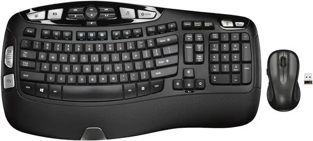 Alt view image 6 of 6 - HP P34HC G4 Curved 34 inch 3440 x 1440 2K WQHD LCD Monitor, 2-Pack Bundle with Built-in Speakers, HDMI, USB-C, and DisplayPort, Stand, MK670 Wireless Keyboard and Mouse, Wrist Pad, and USB-C Dock