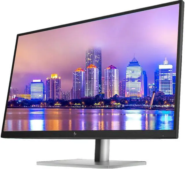 Alt view image 2 of 6 - HP EliteDisplay E27k G5 27 inch 4K Ultra HD LCD IPS Monitor, 2-Pack Bundle with HDMI, USB-C, Ethernet and DisplayPort, Built-in Speakers, Desk Mount Dual Monitor Stand and HP USB-C Multiport G5 Dock