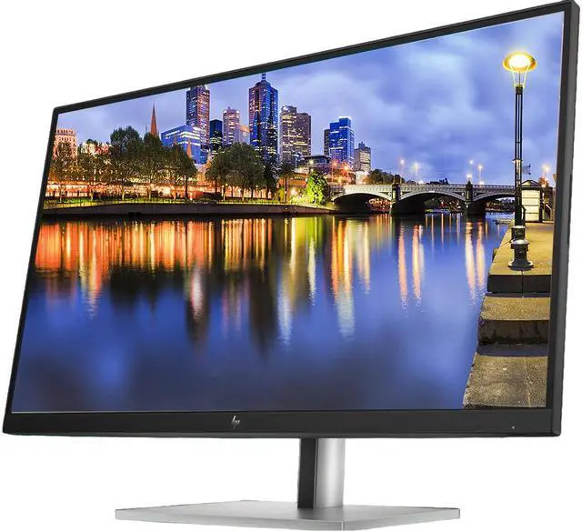 Alt view image 2 of 6 - HP EliteDisplay E32k G5 32 inch 4K Ultra HD LCD IPS Monitor, 2-Pack Bundle with HDMI, USB-C, Ethernet and DisplayPort, Built-in Speakers, Desk Mount Dual Monitor Stand and HP USB-C Multiport G5 Dock