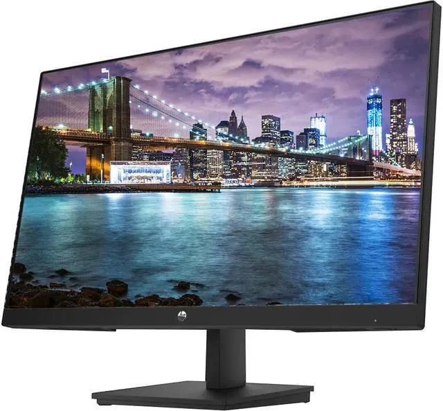 Alt view image 2 of 6 - HP P27 G5 27 inch 1920 x 1080 Full HD Edge LED LCD Monitor, 2-Pack Bundle with HDMI, VGA, and Display Port