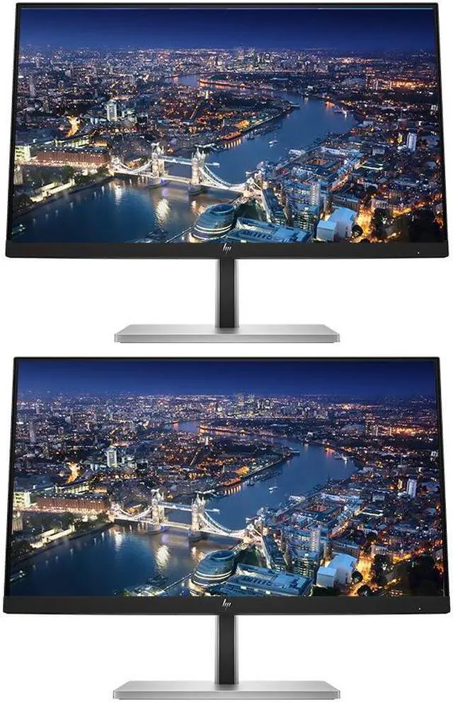 Main image of HP EliteDisplay E24u G5 24 inch Full HD LED-Backlit LCD IPS Monitor, 2-Pack Bundle with Full Dock, HDMI, USB-C, USB Hub, Ethernet, and Display Port