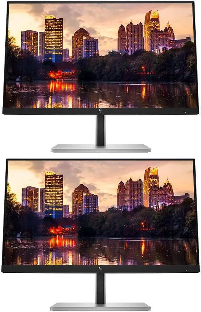 Main image of HP EliteDisplay E27k G5 27 inch 4K Ultra HD LCD IPS Monitor, 2-Pack Bundle with Full Dock, HDMI, USB-C, Ethernet, and Display Port, Built-in Speakers