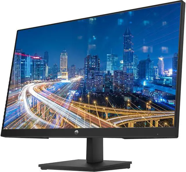 Alt view image 2 of 7 - HP P24h G5 24 inch 1920 x 1080 Full HD Edge LED LCD Monitor, 2-Pack Bundle with HDMI, VGA, and Display Port with Built-in Speakers