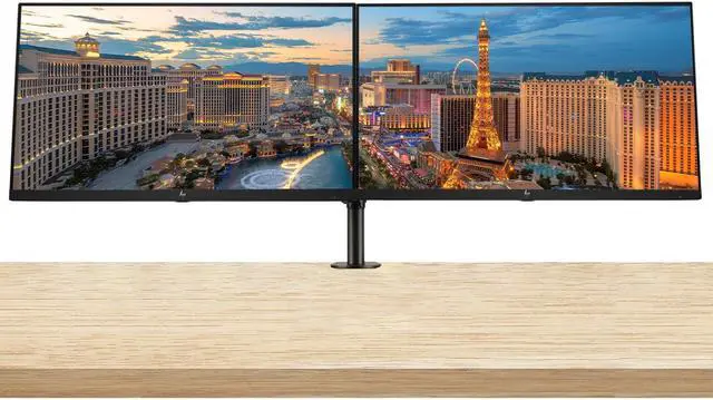 Main image of HP P22v G5 22 inch 1920 x 1080 Full HD Edge LED LCD Monitor, 2-Pack Bundle with HDMI, VGA and Desk Mount Monitor Stand