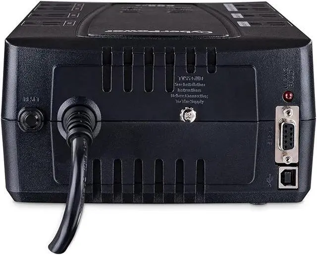 Alt view image 4 of 5 - CyberPower CP800AVR UPS System 800VA/450W Backup Battery Power Supply, LED Indicators, 8 x NEMA 5-15R Outlets, AVR, Remote Management, Bundle with 16GB USB Storage