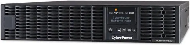 Alt view image 3 of 6 - CyberPower OL1000RTXL2U 2U Rack/Tower Smart App Online UPS System 1000VA/900W Power Supply, Intelligent LCD, 8 x NEMA 5-15R Outlets, AVR, Remote Management, Bundle with 16GB USB Storage