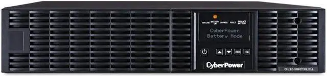 Alt view image 2 of 7 - CyberPower OL1500RTXL2U 2U Rack/Tower Smart App Online UPS System 1500VA/1350W Power Supply, Intelligent LCD, 8 x NEMA 5-15R Outlets, AVR, Remote Management, Bundle with 16GB USB Storage
