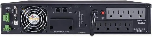 Alt view image 4 of 7 - CyberPower OL1500RTXL2U 2U Rack/Tower Smart App Online UPS System 1500VA/1350W Power Supply, Intelligent LCD, 8 x NEMA 5-15R Outlets, AVR, Remote Management, Bundle with 16GB USB Storage