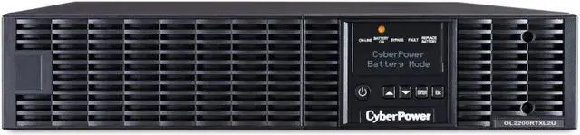 Alt view image 2 of 7 - CyberPower OL2200RTXL2U 2U Rack/Tower Smart App Online UPS System 2200VA/1800W Power Supply, Intelligent LCD, 6 × NEMA 5-20R, 1 × L5-20R, AVR, Remote Management, Bundle with 16GB USB Storage