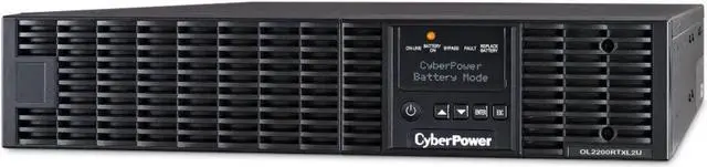 Alt view image 3 of 7 - CyberPower OL2200RTXL2U 2U Rack/Tower Smart App Online UPS System 2200VA/1800W Power Supply, Intelligent LCD, 6 × NEMA 5-20R, 1 × L5-20R, AVR, Remote Management, Bundle with 16GB USB Storage