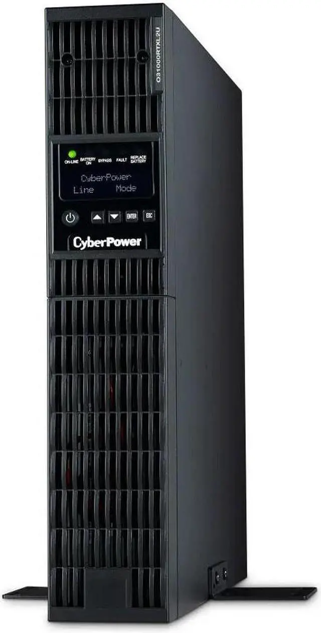 Alt view image 5 of 7 - CyberPower OL3000RTXL2U 2U Rack/Tower Smart App Online UPS System 3000VA/2700W Power Supply, Intelligent LCD, 6 × NEMA 5-20R, 1 × L5-30R, AVR, Remote Management, Bundle with 16GB USB Storage