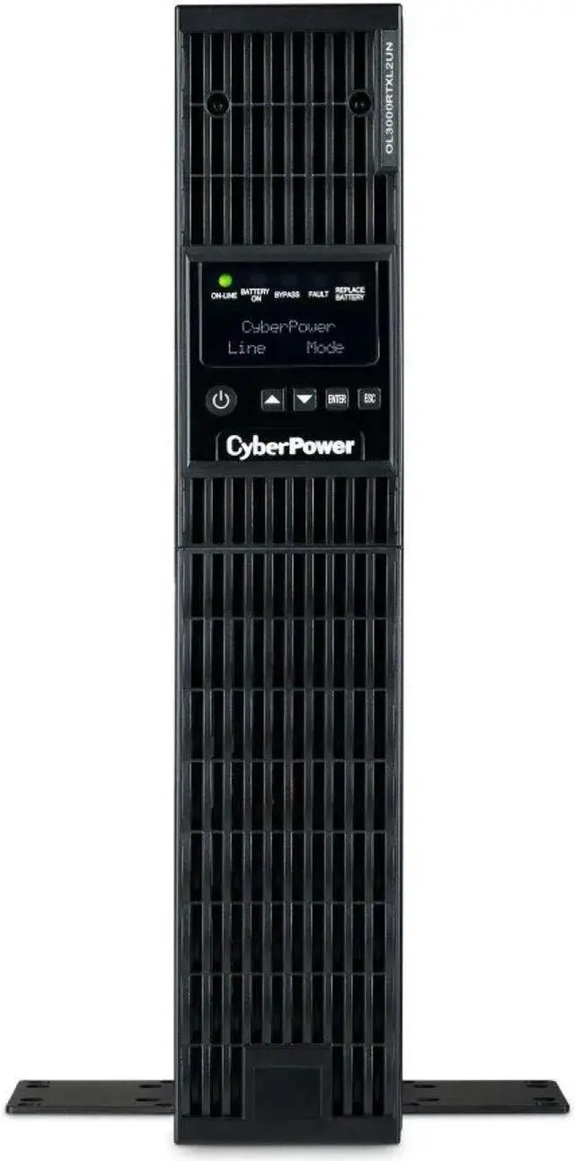 Alt view image 3 of 7 - CyberPower OL2200RTXL2UN 2U Rack/Tower Smart App UPS System 2200VA/1800W Power Supply, Intelligent LCD, RMCARD205, 6 × NEMA 5-20R, 1 × L5-20R, AVR, Remote Management, Bundle with 16GB USB Storage