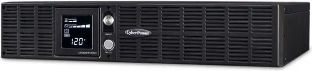 Alt view image 2 of 6 - CyberPower OR1500PFCRT2U 2U Rack/Tower PFC Sinewave UPS System 1500VA/1050W Power Supply, Intelligent LCD, 8 x NEMA 5-15R Outlets, AVR, Remote Management, Bundle with 16GB USB Storage