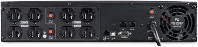 Alt view image 3 of 6 - CyberPower OR1500PFCRT2U 2U Rack/Tower PFC Sinewave UPS System 1500VA/1050W Power Supply, Intelligent LCD, 8 x NEMA 5-15R Outlets, AVR, Remote Management, Bundle with 16GB USB Storage