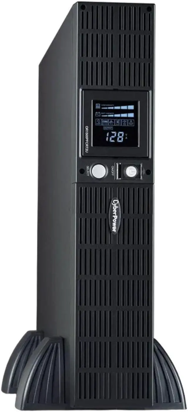 Alt view image 4 of 6 - CyberPower OR1500PFCRT2U 2U Rack/Tower PFC Sinewave UPS System 1500VA/1050W Power Supply, Intelligent LCD, 8 x NEMA 5-15R Outlets, AVR, Remote Management, Bundle with 16GB USB Storage