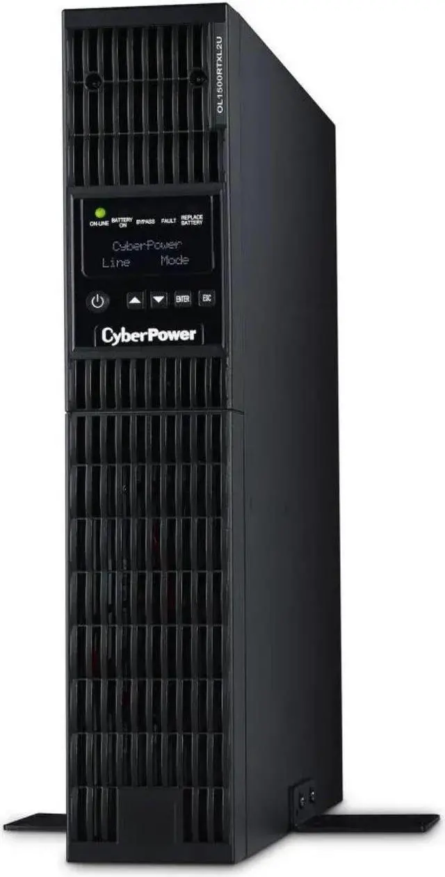 Alt view image 5 of 7 - CyberPower OL1500RTXL2U 2U Rack/Tower Smart App Online UPS System 1500VA/1350W Power Supply, Intelligent LCD, 8 x NEMA 5-15R Outlets, AVR, Remote Management, Bundle with 16GB USB Storage