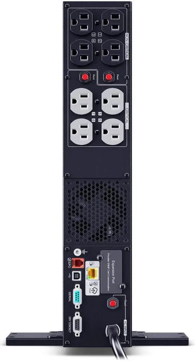 Alt view image 3 of 6 - CyberPower PR1000RT2UC 2U Rack/Tower Smart App UPS System 1000VA/1000W Power Supply, Intelligent LCD, 8 x NEMA 5-15R Outlets, AVR, Remote Management, Bundle with 16GB USB Storage