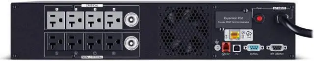 Alt view image 4 of 7 - CyberPower PR2200RT2UC 2U Rack/Tower Smart App UPS System 2200VA/2200W Power Supply, Intelligent LCD, 8 x NEMA 5-20R Outlets, AVR, Remote Management, Bundle with 16GB USB Storage