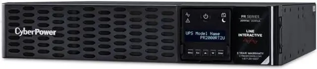 Alt view image 2 of 7 - CyberPower OL3000RTXL2UN 2U Rack/Tower Smart App UPS System 3000VA/2700W Power Supply, Intelligent LCD, RMCARD205, 6 × NEMA 5-20R, 1 × L5-30R, AVR, Remote Management, Bundle with 16GB USB Storage