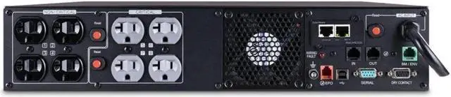 Alt view image 3 of 7 - CyberPower OL3000RTXL2UN 2U Rack/Tower Smart App UPS System 3000VA/2700W Power Supply, Intelligent LCD, RMCARD205, 6 × NEMA 5-20R, 1 × L5-30R, AVR, Remote Management, Bundle with 16GB USB Storage