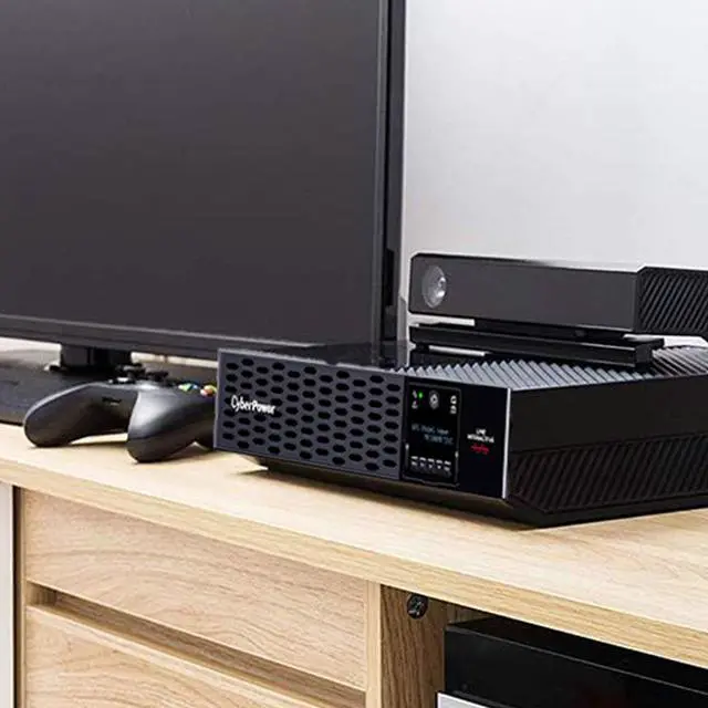 Alt view image 6 of 7 - CyberPower OL3000RTXL2UN 2U Rack/Tower Smart App UPS System 3000VA/2700W Power Supply, Intelligent LCD, RMCARD205, 6 × NEMA 5-20R, 1 × L5-30R, AVR, Remote Management, Bundle with 16GB USB Storage