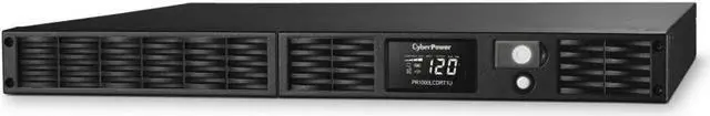 Alt view image 2 of 5 - CyberPower PR1000LCDRT1U 1U Rack Smart App Sinewave UPS System 1000VA/800W Power Supply, Intelligent LCD, 7 x NEMA 5-15R Outlets, AVR, Remote Management, Bundle with 16GB USB Storage