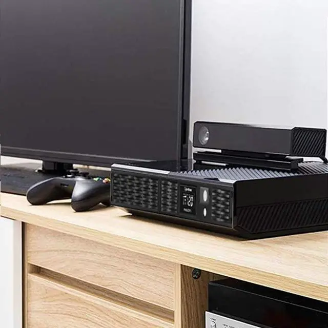 Alt view image 5 of 5 - CyberPower PR1000LCDRT1U 1U Rack Smart App Sinewave UPS System 1000VA/800W Power Supply, Intelligent LCD, 7 x NEMA 5-15R Outlets, AVR, Remote Management, Bundle with 16GB USB Storage