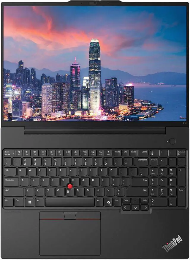 Alt view image 4 of 7 - Lenovo ThinkPad E16 Gen 2 16 inch WUXGA notebook 1920x1200 bundle with Ryzen 5, 16GB RAM, 256GB SSD, Radeon Graphics, HDMI, USB, USB-C, Ethernet, Speaker, Webcam, Windows 11 Pro and Laptop Bag