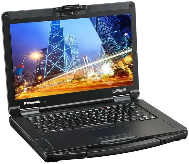 Alt view image 2 of 6 - Panasonic Toughbook 55 FZ-55 Semi Rugged 14" HD, i5, 16GB RAM, 4TB SSD, Windows 11 Pro, Bluetooth, TPM 2.0, Wi-Fi 6E and a 2MP Webcam Bundled with a Laptop Carrying Bag