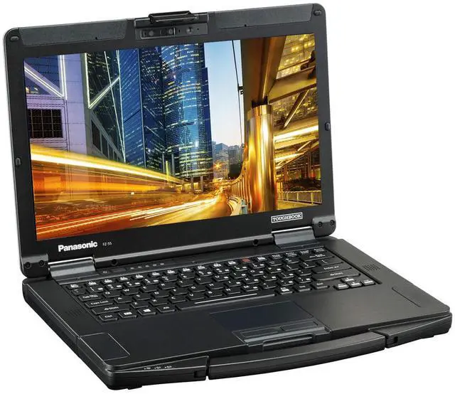 Alt view image 2 of 6 - Panasonic Toughbook 55 FZ-55 Semi Rugged 14" FHD Touchscreen, i5, 32GB RAM, 1TB SSD, Windows 11 Pro, Bluetooth, TPM 2.0, LTE, Wi-Fi 6E and a 2MP Webcam Bundled With a Laptop Carrying Bag