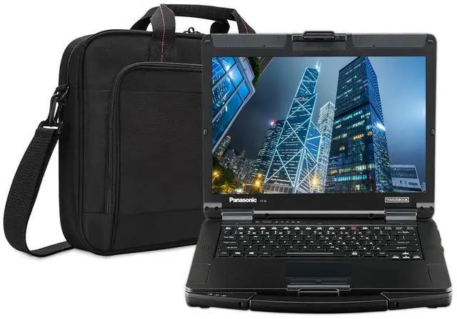 Main image of Panasonic Toughbook 55 FZ-55 Semi Rugged 14" FHD Touchscreen, i5, 32GB RAM, 4TB SSD, Windows 11 Pro, Bluetooth, TPM 2.0, LTE, Wi-Fi 6E and a 2MP Webcam Bundled With a Laptop Carrying Bag