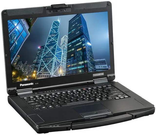 Alt view image 2 of 6 - Panasonic Toughbook 55 FZ-55 Semi Rugged 14" FHD Touchscreen, i5, 32GB RAM, 4TB SSD, Windows 11 Pro, Bluetooth, TPM 2.0, LTE, Wi-Fi 6E and a 2MP Webcam Bundled With a Laptop Carrying Bag