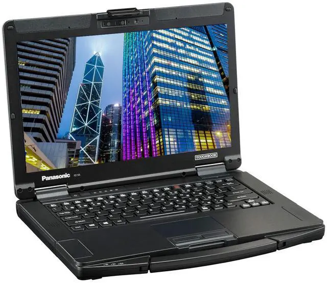 Alt view image 2 of 6 - Panasonic Toughbook 55 FZ-55 Semi Rugged 14" FHD Touchscreen, i7, 16GB RAM, 1TB SSD, Windows 11 Pro, Bluetooth, TPM 2.0, LTE, Wi-Fi 6E and a 2MP Webcam Bundled With a Laptop Carrying Bag