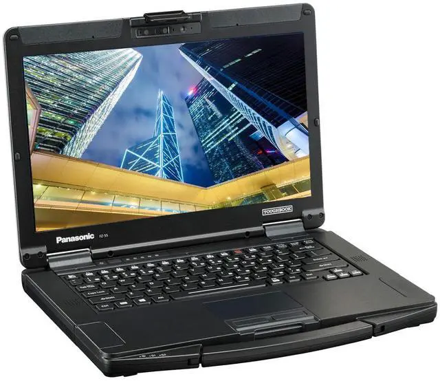 Alt view image 2 of 6 - Panasonic Toughbook 55 FZ-55 Semi Rugged 14" FHD Touchscreen, i7, 32GB RAM, 1TB SSD, Windows 11 Pro, Bluetooth, TPM 2.0, LTE, Wi-Fi 6E and a 2MP Webcam Bundled With a Laptop Carrying Bag