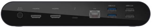 Alt view image 3 of 5 - Belkin Connect Pro Thunderbolt 4 90W Dock Dual 4K Support, HDMI, USB-C, SD Port and USB Hub Bundled With Bluetooth Mini U Speaker with Built-in Mic, 4 Hour Playback, Mac & Surface Compatible