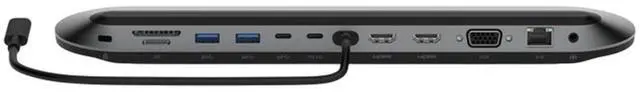Alt view image 3 of 4 - Belkin Universal USB-C 11-in-1 Pro 100W Dock, Triple 4K Support, HDMI, VGA and USB Hub Bundled With Bluetooth Mini Speaker, MacBook Air M2, M3, MacBook Pro M1, M2, M3, iPad Pro M4, iPad Air M2