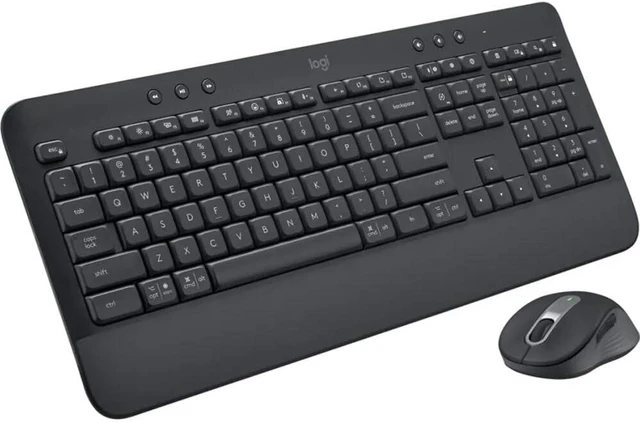 Alt view image 3 of 7 - HP Series 5 Pro 549pm 49 inch 5120 x 1440 DQHD Curved Monitor, with Full Dock, Ethernet, HDMI, DisplayPort, USB-C, Speaker, MK670 Wireless Keyboard and Mouse, Wrist Pad, and Stand