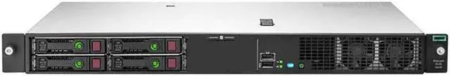 Alt view image 2 of 5 - HP ProLiant DL20 Gen10 Rack Server Bundle with Rail Kit, Intel Xeon E-2136, 64GB DDR4, 16TB SATA, Windows Server 2019 Standard