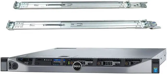Main image of Dell PowerEdge R630 Server Bundle with Rail Kit, 2 x Intel Xeon E5-2697 V3 14-Core 2.6GHz CPUs, 512GB DDR4 RAM, 7.68TB SSD, RAID