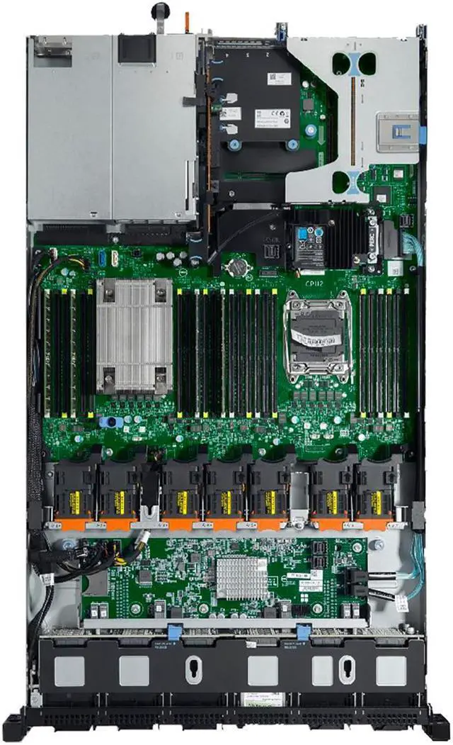 Alt view image 5 of 6 - Dell PowerEdge R630 Server Bundle with Rail Kit, 2 x Intel Xeon E5-2697 V3 14-Core 2.6GHz CPUs, 512GB DDR4 RAM, 7.68TB SSD, RAID
