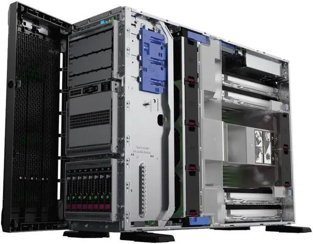 Alt view image 6 of 6 - HP ProLiant ML350 G10 Tower Server, 2 x Intel Xeon 3106 8-Core CPUs, 64GB DDR4, 16TB HDD, RAID