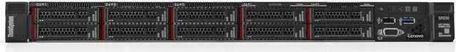 Alt view image 2 of 4 - Lenovo ThinkSystem SR250 Rack Server Bundle with Rail Kit, Intel Xeon E-2136 6-Core 3.3GHz, 32GB DDR4, 16TB HDD, RAID