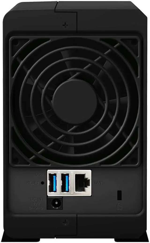 Alt view image 3 of 3 - Synology DiskStation DS218play Mini Desktop NAS Server, Realtek RTD1296 Quad-Core, 1GB DDR4 Synology RAM, 20TB HDD, Synology DSM Software