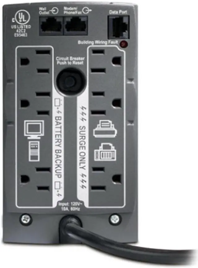 Alt view image 4 of 4 - APC Back UPS PRO BK500BLK Tower UPS Bundle with 16GB DataTraveler USB Drive