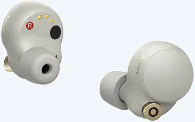 Alt view image 3 of 20 - Sony WF-1000XM4-SILVER Truly Wireless Noise Canceling In-Ear Earbuds (2021)