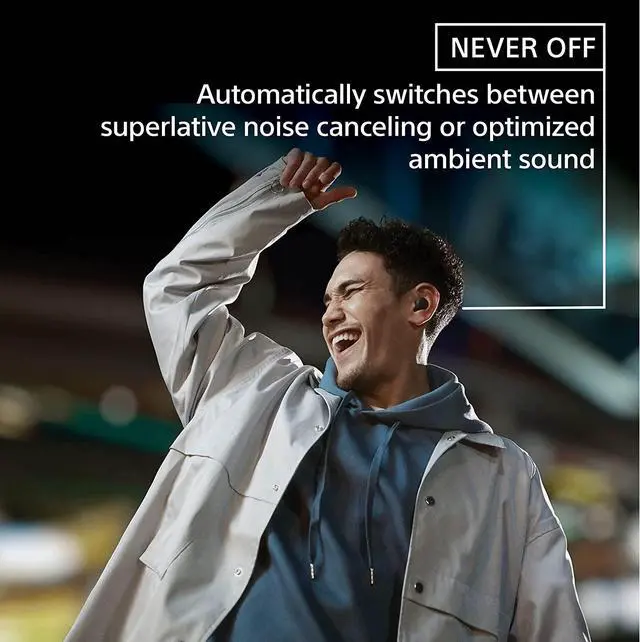 Alt view image 6 of 10 - Sony LinkBuds S Truly Wireless Noise Canceling Earbud Headphones Adaptive Sound Control with Alexa Built-in, Compatible with iPhone and Android, WF-LS900N-White