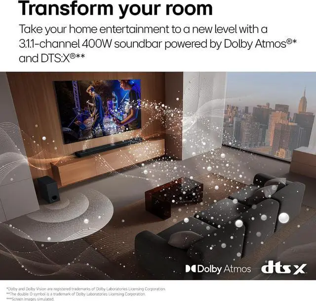 Alt view image 6 of 20 - LG S70TY 3.1.1 Channel Dolby Atmos Soundbar with WOW Orchestra (2024)
