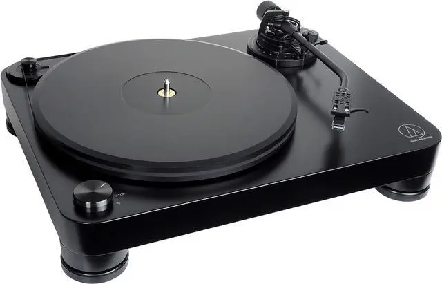 Alt view image 13 of 19 - Audio-Technica LP7 Fully Manual Belt Drive Turntable in Black